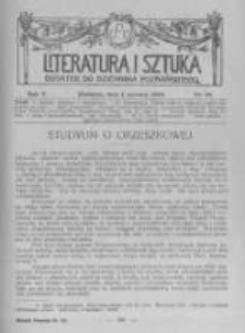 Literatura i Sztuka. Dodatek do Dziennika Poznańskiego. 1913 R.5 nr22