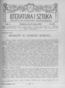 Literatura i Sztuka. Dodatek do Dziennika Poznańskiego. 1913 R.5 nr29