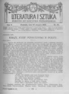 Literatura i Sztuka. Dodatek do Dziennika Poznańskiego. 1913 R.5 nr34