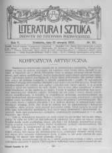 Literatura i Sztuka. Dodatek do Dziennika Poznańskiego. 1913 R.5 nr35