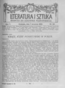 Literatura i Sztuka. Dodatek do Dziennika Poznańskiego. 1913 R.5 nr36