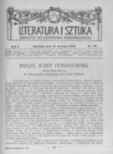 Literatura i Sztuka. Dodatek do Dziennika Poznańskiego. 1913 R.5 nr38