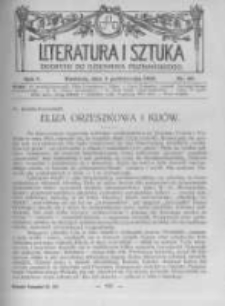 Literatura i Sztuka. Dodatek do Dziennika Poznańskiego. 1913 R.5 nr40