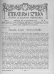 Literatura i Sztuka. Dodatek do Dziennika Poznańskiego. 1913 R.5 nr41