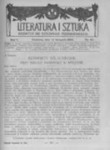 Literatura i Sztuka. Dodatek do Dziennika Poznańskiego. 1913 R.5 nr46