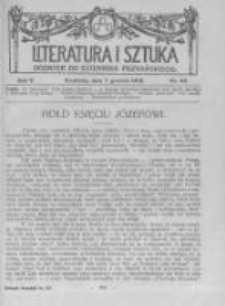 Literatura i Sztuka. Dodatek do Dziennika Poznańskiego. 1913 R.5 nr49