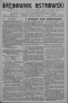 Orędownik Ostrowski: pismo na powiat Ostrowski oraz miast Ostrowa, Odolanowa, Sulmierzyc, Raszkowa i Skalmierzyc 1935.04.23 R.84 Nr33