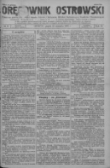 Orędownik Ostrowski: pismo na powiat Ostrowski oraz miast Ostrowa, Odolanowa, Sulmierzyc, Raszkowa i Skalmierzyc 1935.08.30 R.84 Nr70
