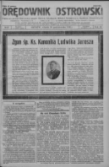 Orędownik Ostrowski: pismo na powiat Ostrowski oraz miast Ostrowa, Odolanowa, Sulmierzyc, Raszkowa i Skalmierzyc 1935.10.29 R.84 Nr87
