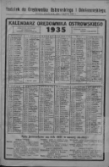 Dodatek do Orędownika Ostrowskiego i Odolanowskiego 1935.01.01