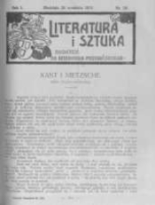 Literatura i Sztuka. Dodatek do Dziennika Poznańskiego. 1909 R.1 nr26