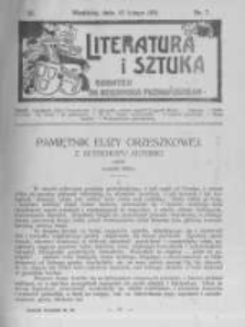 Literatura i Sztuka. Dodatek do Dziennika Poznańskiego. 1911 R.3 nr7