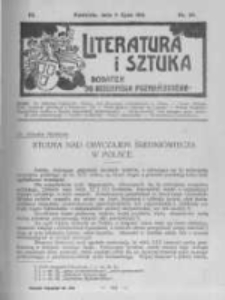 Literatura i Sztuka. Dodatek do Dziennika Poznańskiego. 1911 R.3 nr28