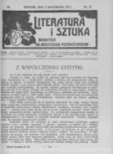 Literatura i Sztuka. Dodatek do Dziennika Poznańskiego. 1911 R.3 nr41