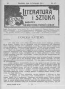 Literatura i Sztuka. Dodatek do Dziennika Poznańskiego. 1911 R.3 nr47