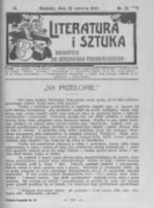 Literatura i Sztuka. Dodatek do Dziennika Poznańskiego. 1912 R.4 nr25