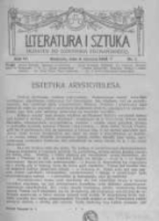 Literatura i Sztuka. Dodatek do Dziennika Poznańskiego. 1914 R.6 nr1