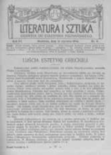 Literatura i Sztuka. Dodatek do Dziennika Poznańskiego. 1914 R.6 nr2