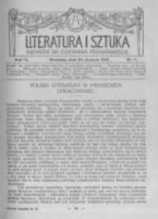 Literatura i Sztuka. Dodatek do Dziennika Poznańskiego. 1914 R.6 nr4