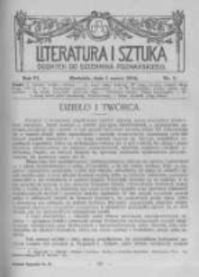 Literatura i Sztuka. Dodatek do Dziennika Poznańskiego. 1914 R.6 nr9