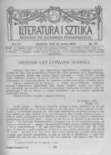 Literatura i Sztuka. Dodatek do Dziennika Poznańskiego. 1914 R.6 nr12