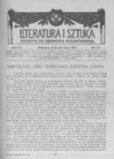 Literatura i Sztuka. Dodatek do Dziennika Poznańskiego. 1914 R.6 nr21