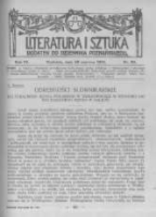 Literatura i Sztuka. Dodatek do Dziennika Poznańskiego. 1914 R.6 nr26