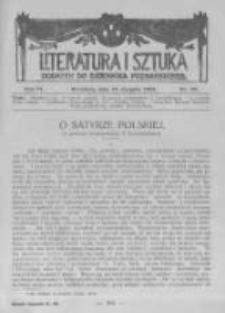 Literatura i Sztuka. Dodatek do Dziennika Poznańskiego. 1914 R.6 nr33