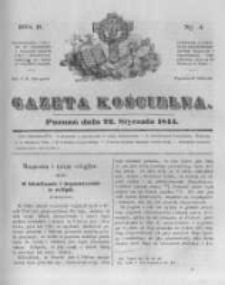 Gazeta Kościelna 1844.01.22 R.2 Nr4