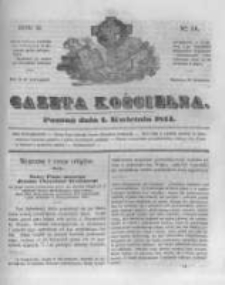 Gazeta Kościelna 1844.04.01 R.2 Nr14