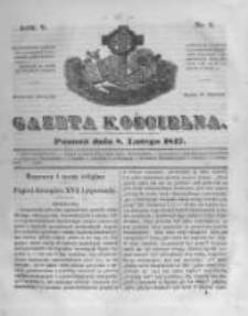 Gazeta Kościelna 1847.02.08 R.5 Nr6