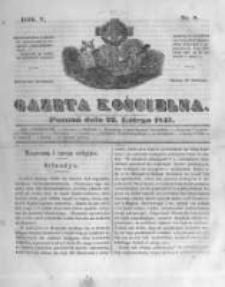 Gazeta Kościelna 1847.02.22 R.5 Nr8
