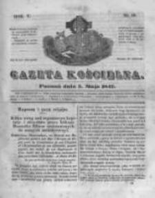 Gazeta Kościelna 1847.05.03 R.5 Nr19