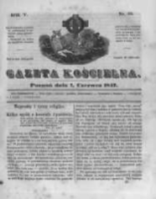 Gazeta Kościelna 1847.06.07 R.5 Nr23