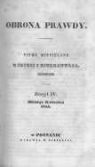 Obrona Prawdy. T.1 1845 zeszyt 4