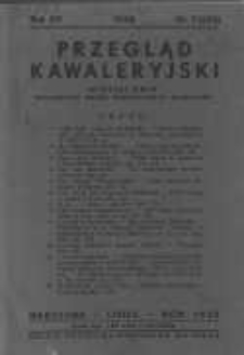 Przegląd Kawaleryjski 1938 lipiec R.15 Nr7(153)