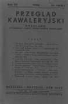 Przegląd Kawaleryjski 1938 wrzesień R.15 Nr9