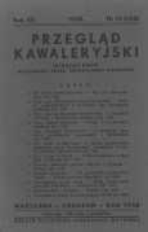 Przegląd Kawaleryjski 1938 grudzień R.15 Nr12(158)