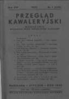 Przegląd Kawaleryjski 1939 styczeń R.16 Nr1(159)