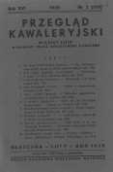Przegląd Kawaleryjski 1939 luty R.16 Nr2(160)
