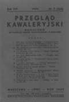 Przegląd Kawaleryjski 1939 lipiec R.16 Nr7(165)