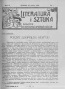 Literatura i Sztuka. Dodatek do Dziennika Poznańskiego. 1910 R.2 nr11