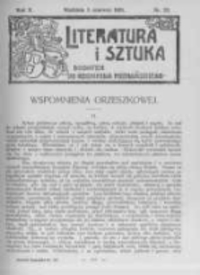 Literatura i Sztuka. Dodatek do Dziennika Poznańskiego. 1910 R.2 nr23