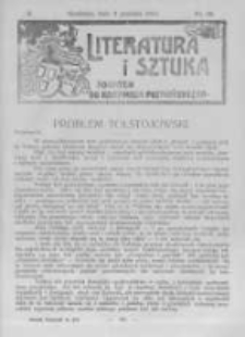 Literatura i Sztuka. Dodatek do Dziennika Poznańskiego. 1910 R.2 nr49
