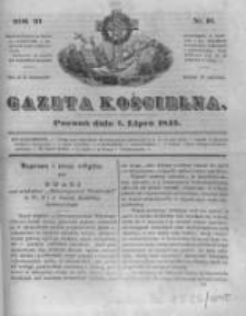 Gazeta Kościelna 1845.07.01 R.3 Nr26