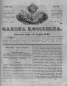 Gazeta Kościelna 1845.07.14 R.3 Nr28