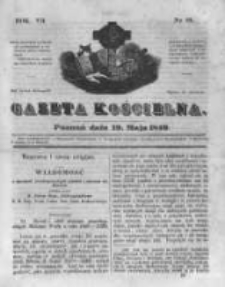 Gazeta Kościelna 1849.05.19 R.7 Nr20