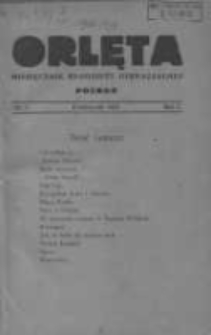 Orlęta: miesięcznik młodzieży gimnazjalnej 1928 październik R.1 Nr1