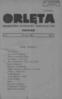 Orlęta: miesięcznik młodzieży gimnazjalnej 1929 styczeń R.1 Nr4