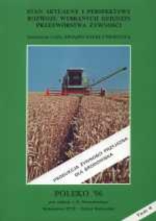 Stan aktualny i perspektywy rozwoju wybranych dziedzin przetwórstwa żywności - Poleko '96 : Poznań 1996.